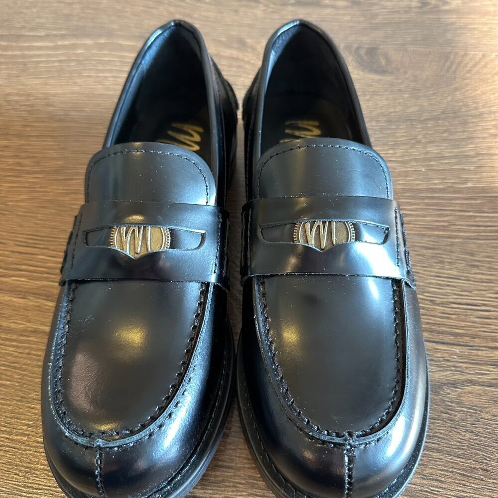 BNIB Mimosa Black Leather Loafers - Size 5 - Picture 8 of 11